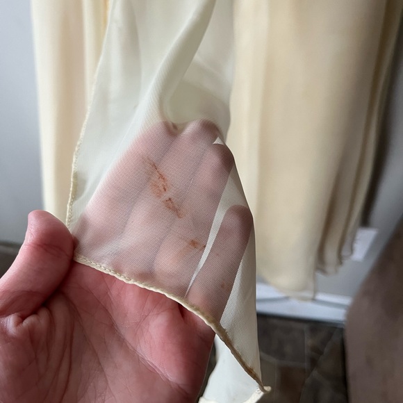 Pale Yellow Floor Length Gown - Picture 6 of 7